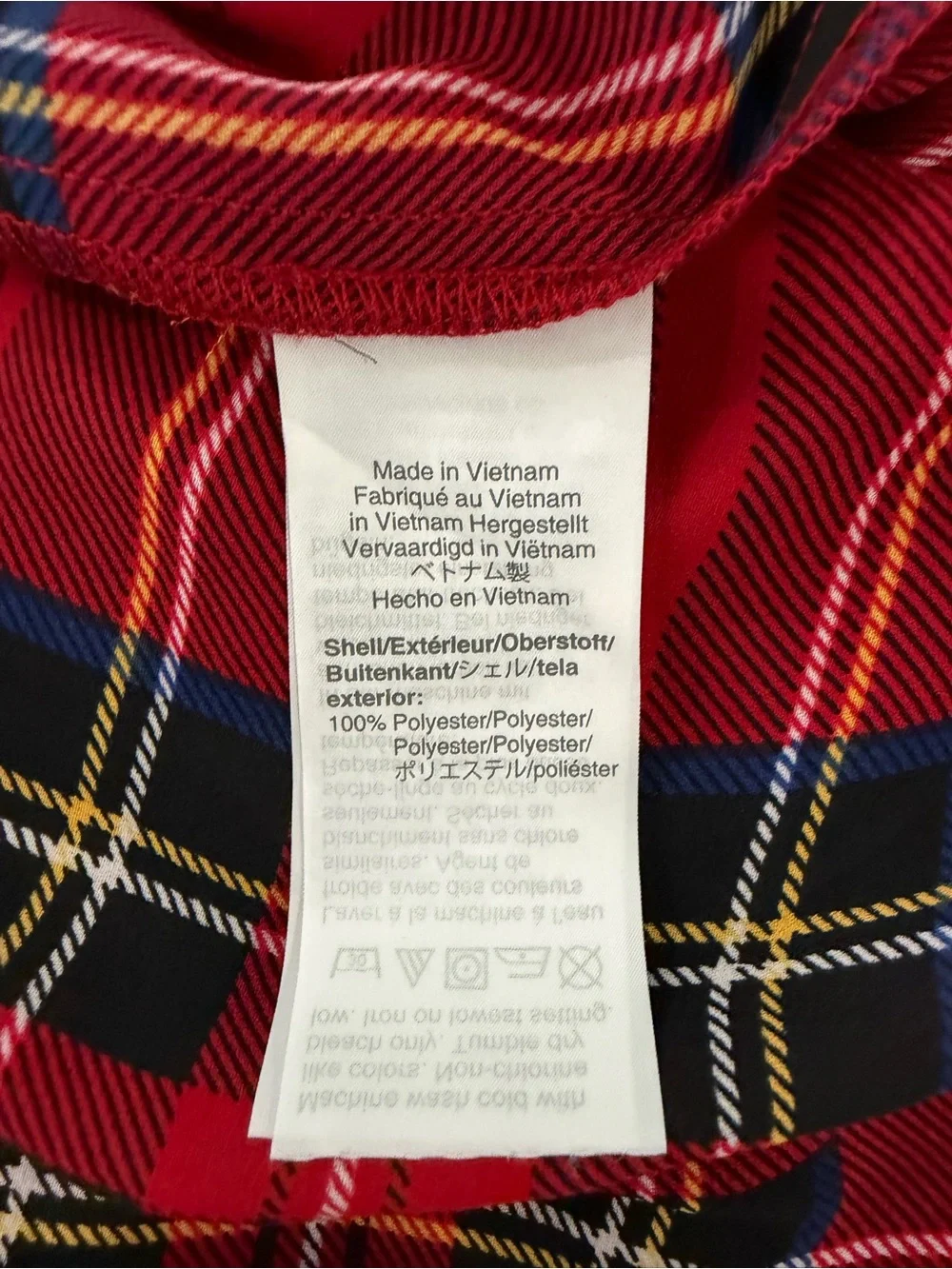 J. Crew Red Plaid Halter Camisole